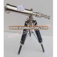 Collectible Brass Replica Design Tripod Chrome Telescope  Gifted Tripod Telescope